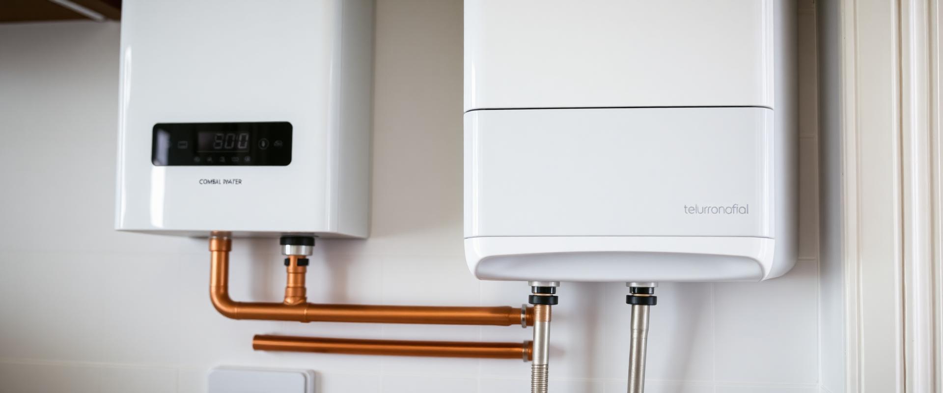 qualified engineer — boiler and heating system with copper pipework